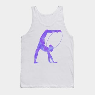 Purple Rhythmic Gymnast Hoop Tank Top